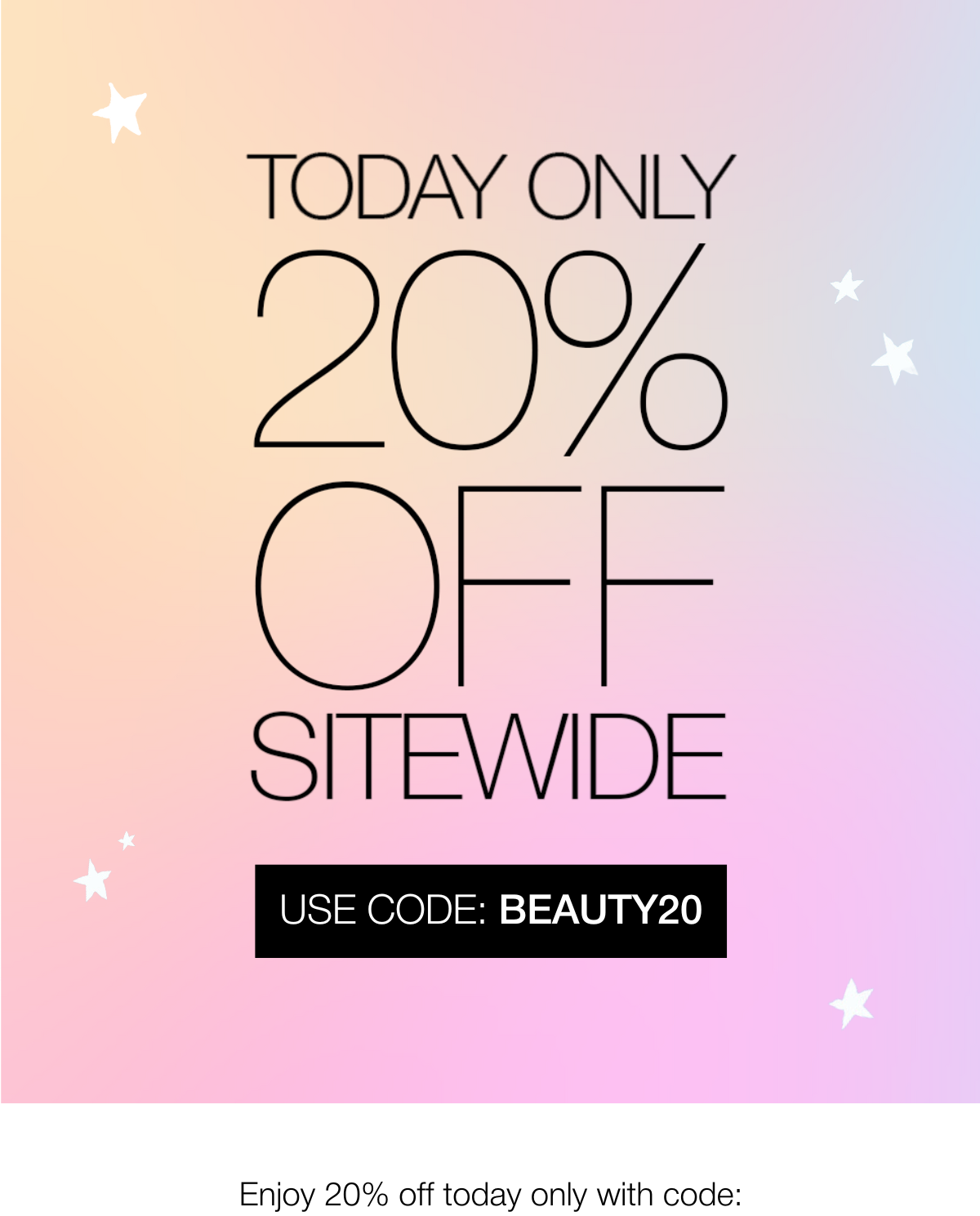 20% off with code BEAUTY20 | Shop now