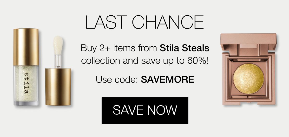 Save up to 60% with Stila Steals | SAVE NOW