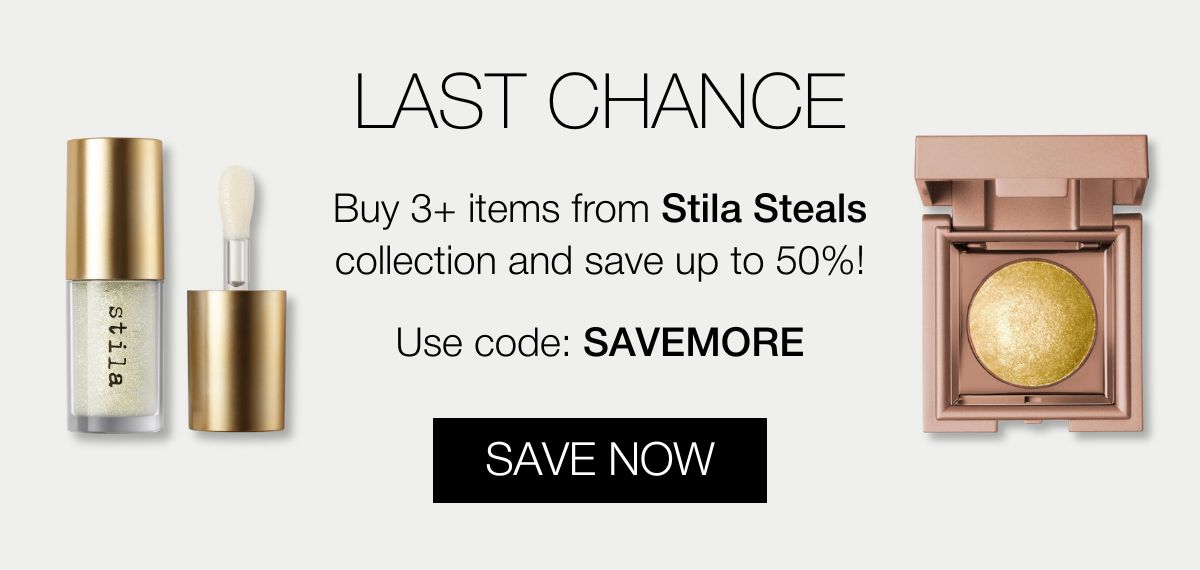 Up to 50% off Stila Steals | LAST CHANCE