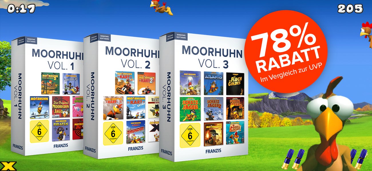 Moorhuhn alle Bände in einem Paket