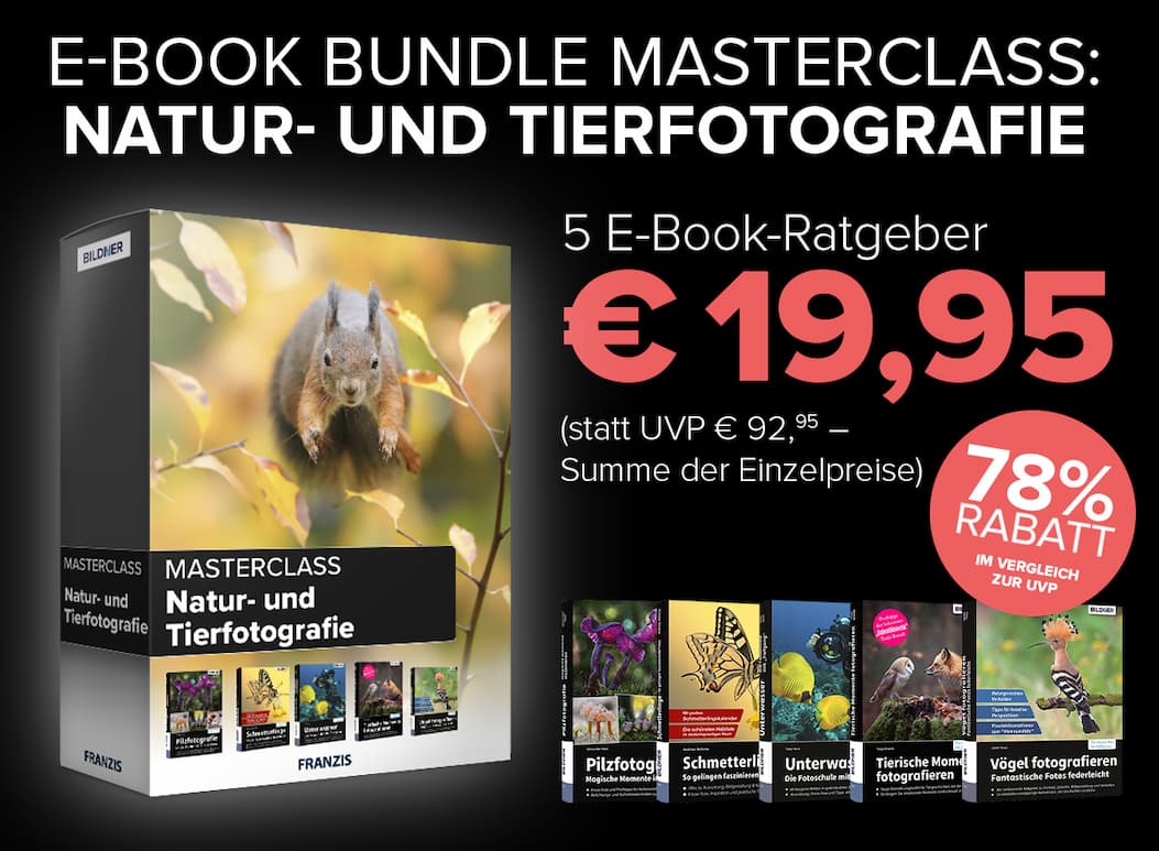 E-Book-Bundle Masterclass Natur- und Tierfotografie