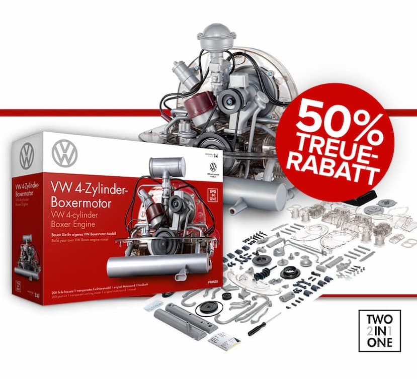 VW 4-Zylinder-Boxermotor, Motorbausatz