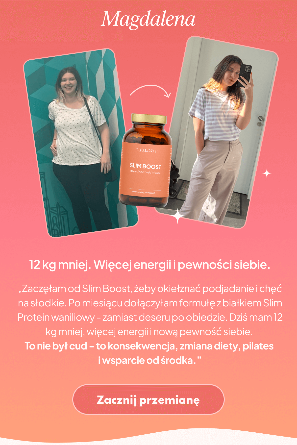 Realne efekty kobiet Natu.Care – przemiana, piękno i zdrowie od środka.