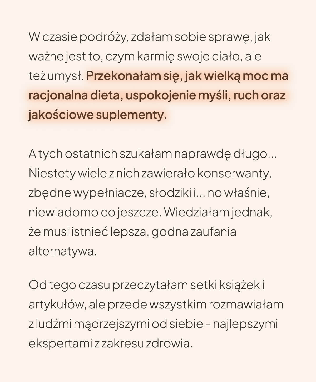 historii czesc dalszy, dieta