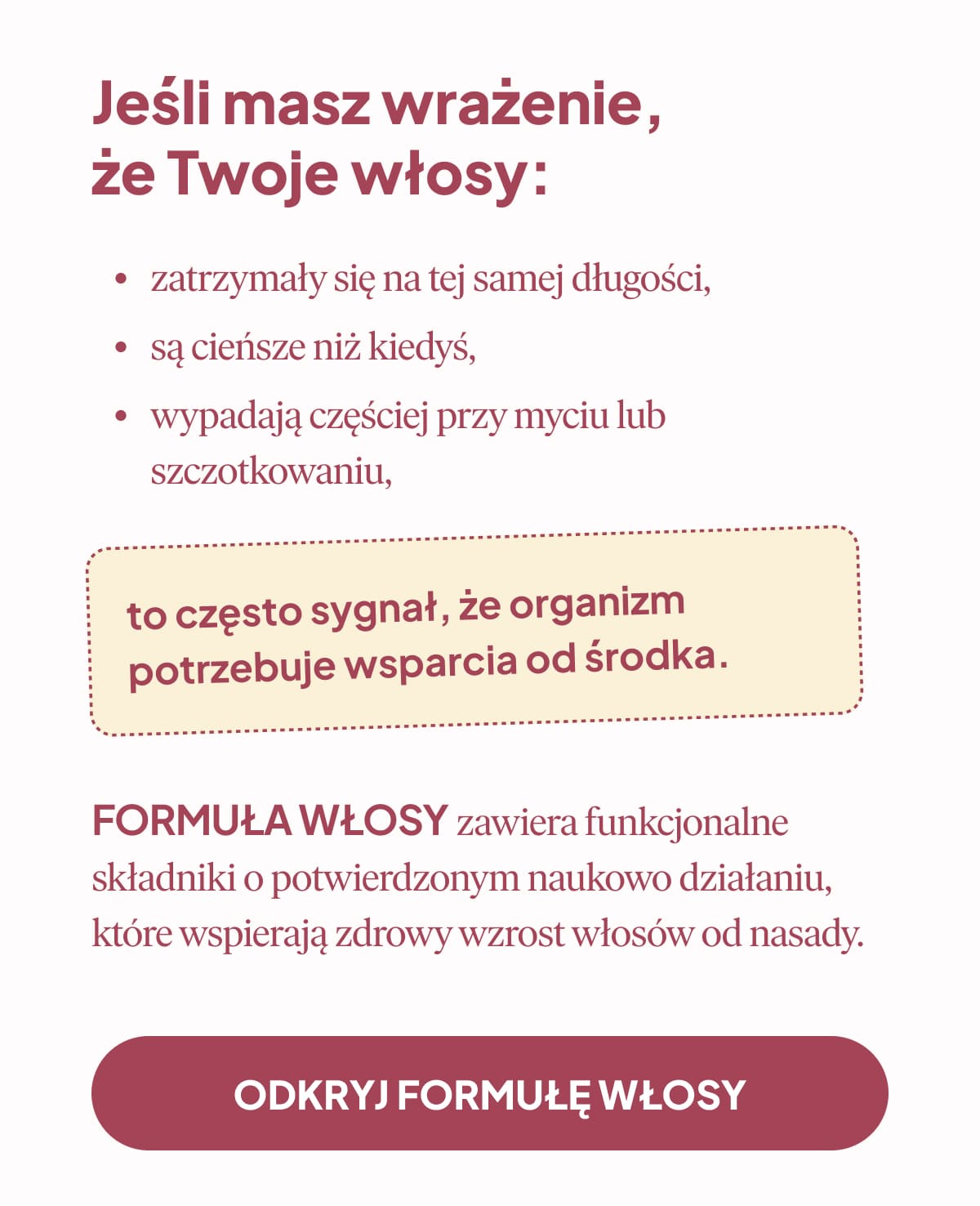 Formuła Włosy