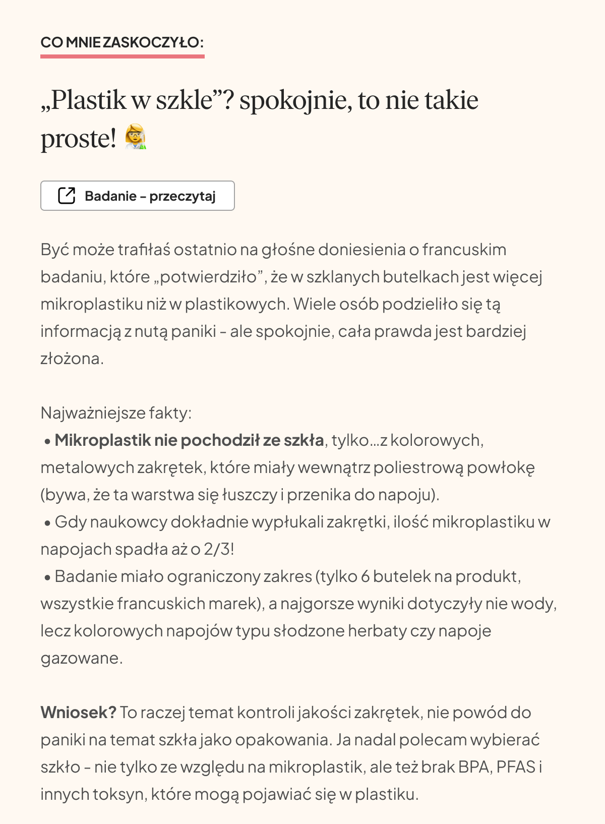 Mail od Natalii