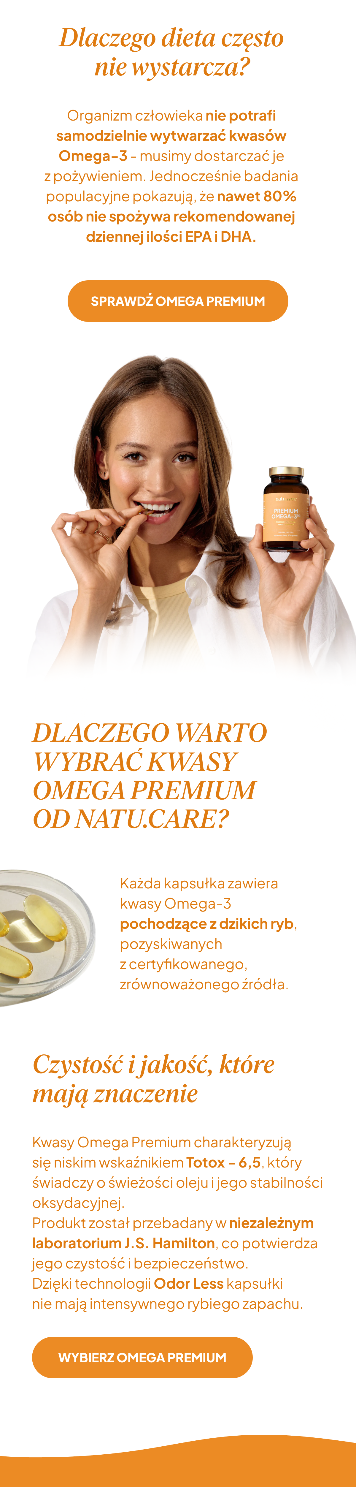 Poznaj naszą Premium Omega 3 TG 750 mg ❤️