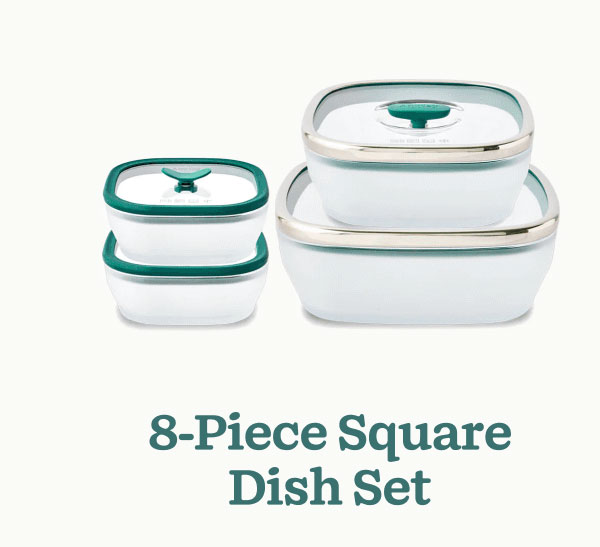 8-Piece Square Dish Set