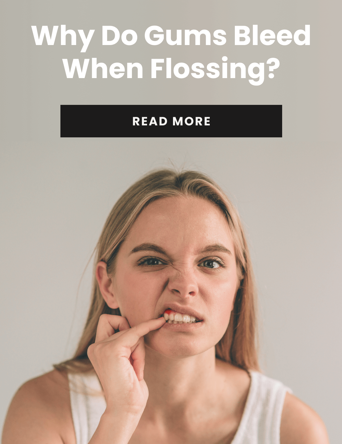 Why do gums bleed when flossing? Tuski