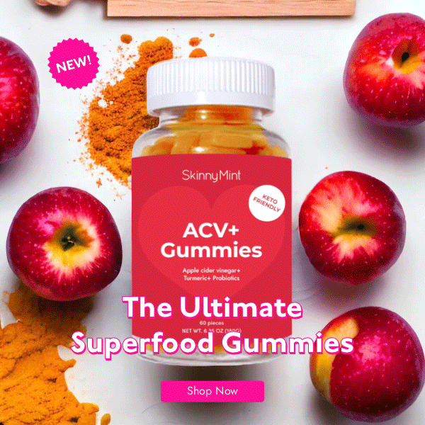 🍏💥 Unleash the Power of 4in1 Superfood Gummies‼ Skinny Mint