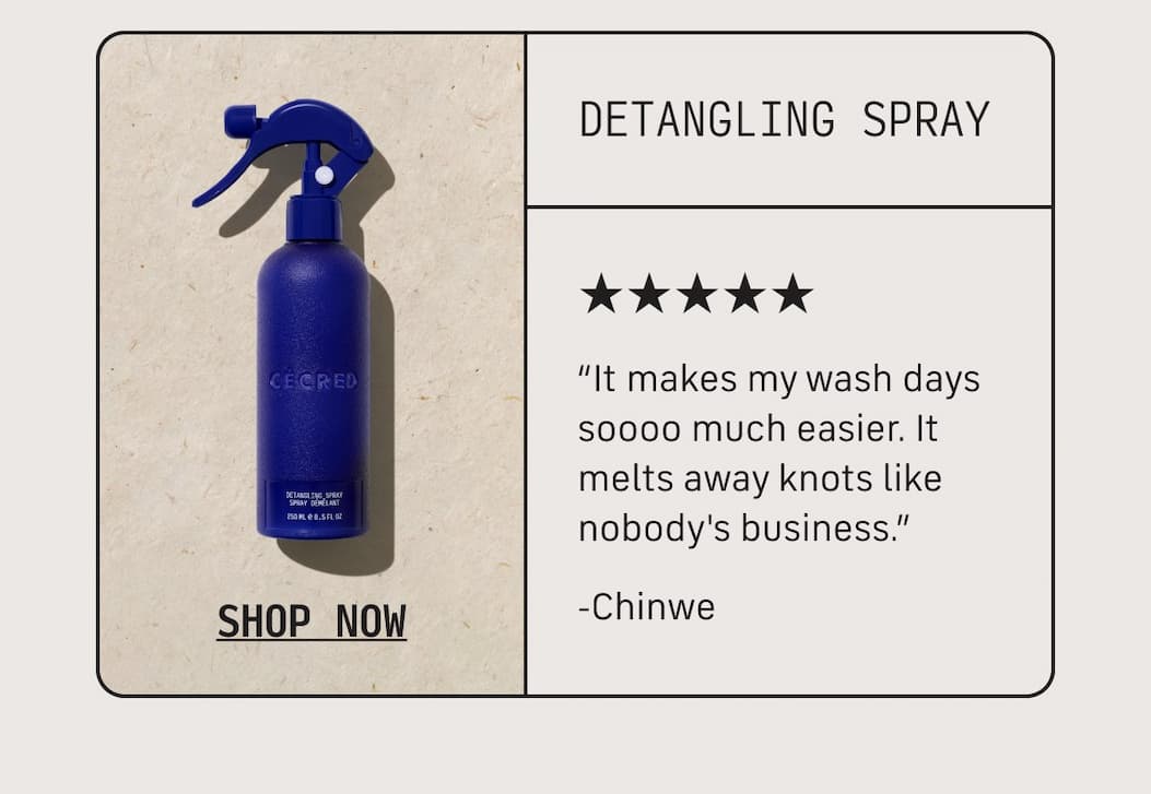 Detangling Spray Shop Now