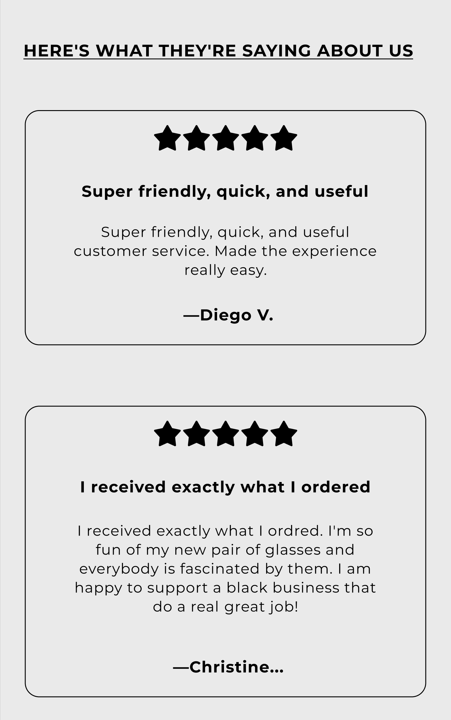 Reviews.