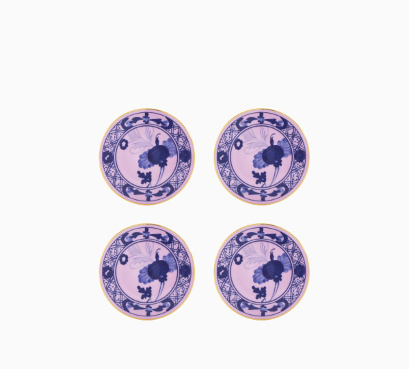 4 SOTTOBICCHIERI AZALEA Ginori1735