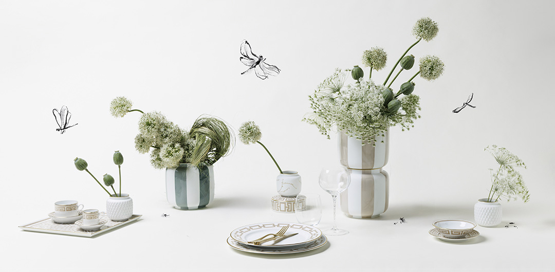 Officina Ultra and Labirinto collection by Ginori 1735