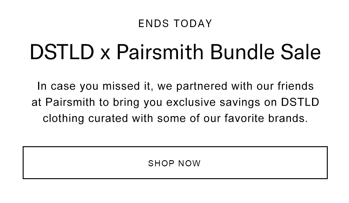 DSTLD x Pairsmith 