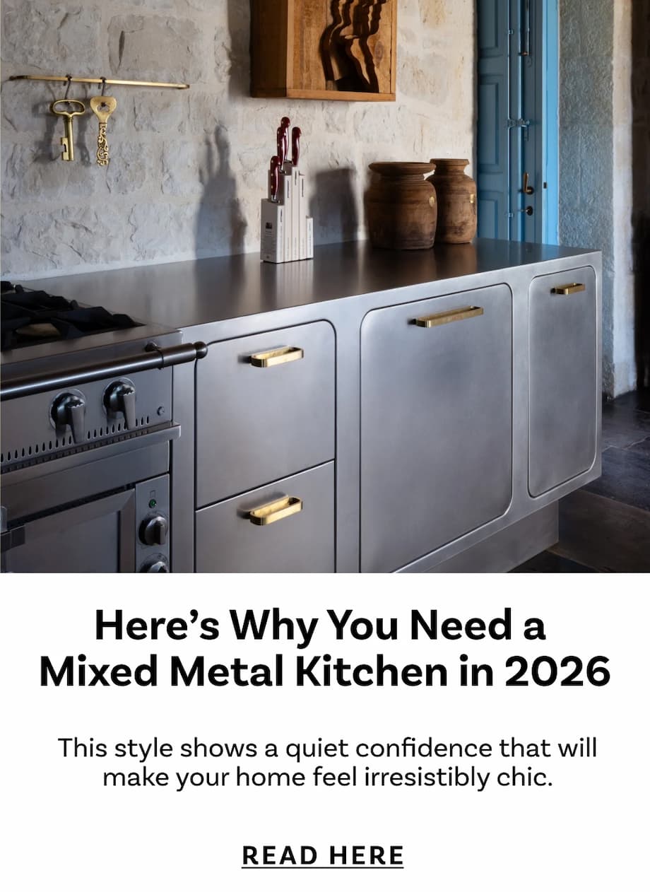 Here's Why You Need a  Mixed Metal Kitchen in 2026