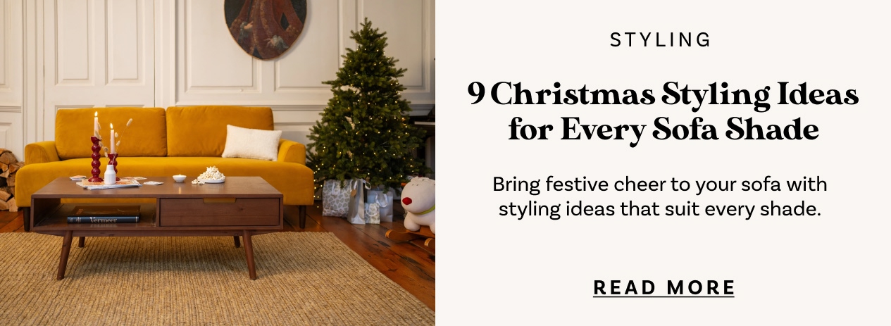 9 Christmas Styling Ideas for Every Sofa Shade
