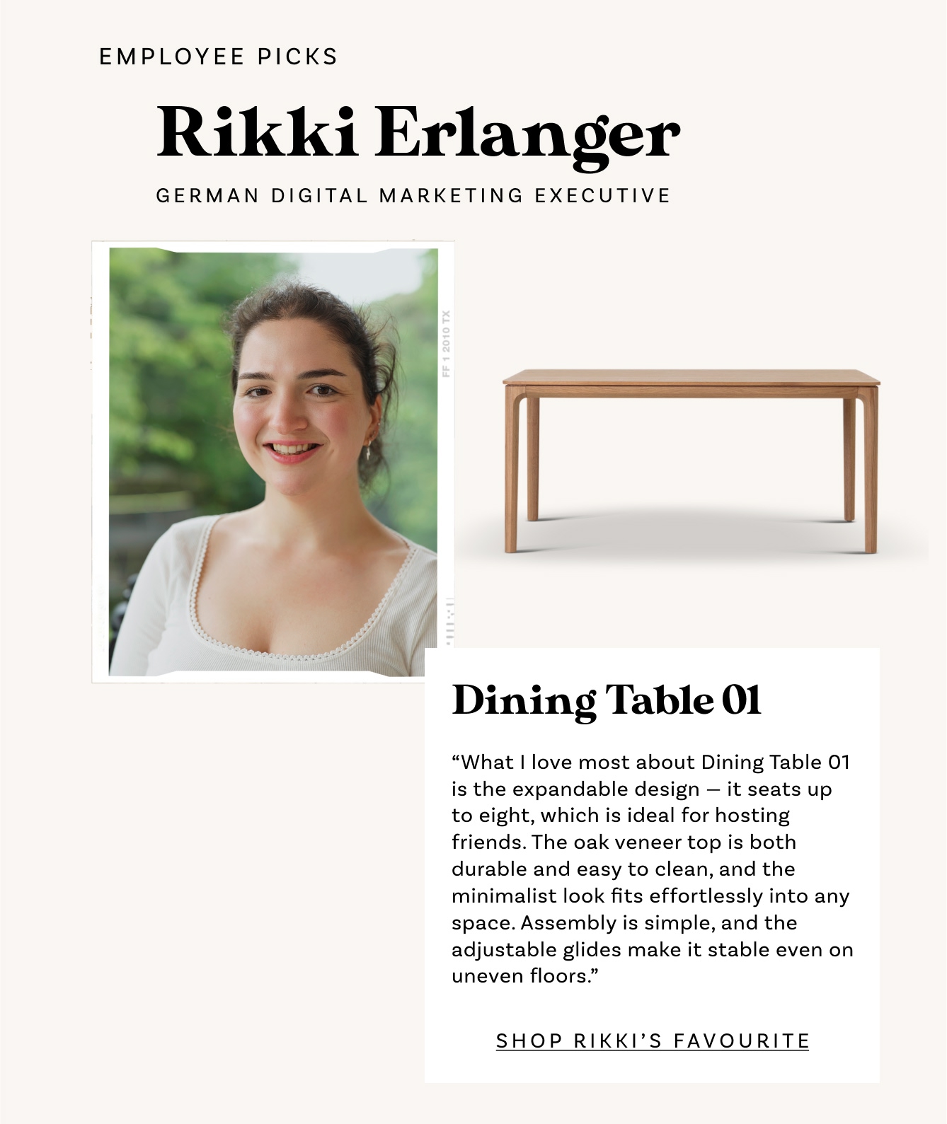 Employee Pick Dining Table 01