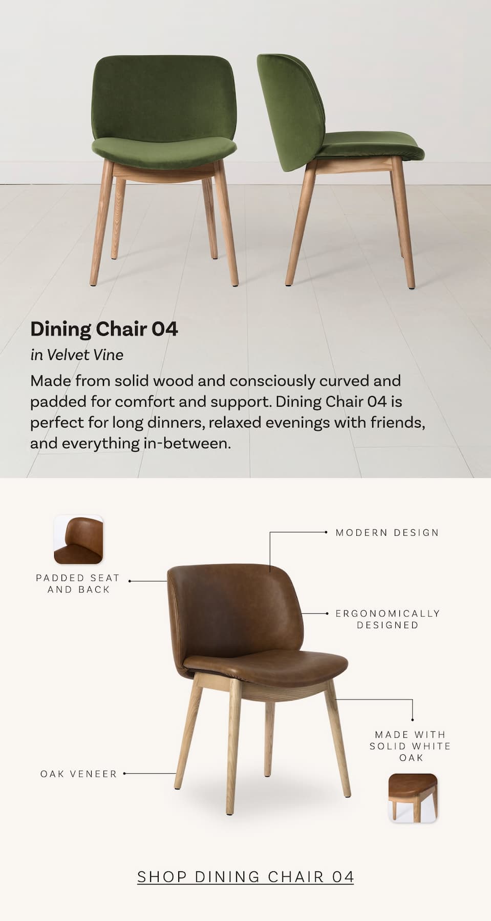 Dining Chair 04 Velvet Vine