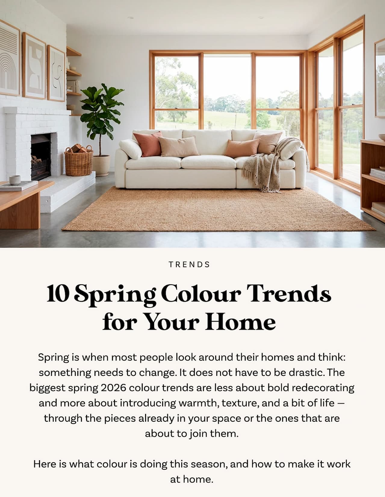 Spring Colour Trends