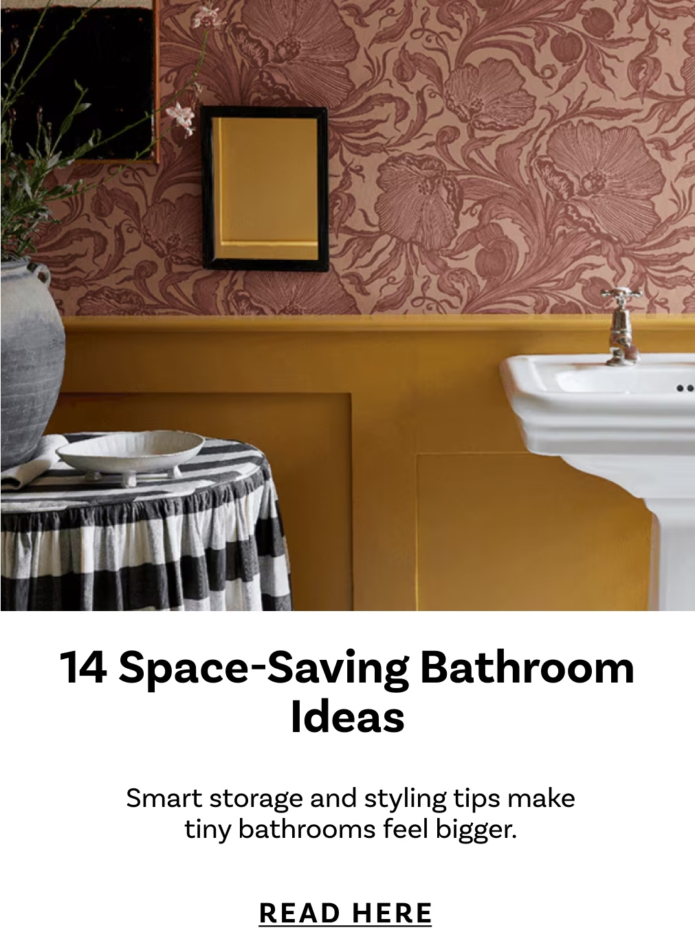 14 Space-Saving Bathroom Ideas