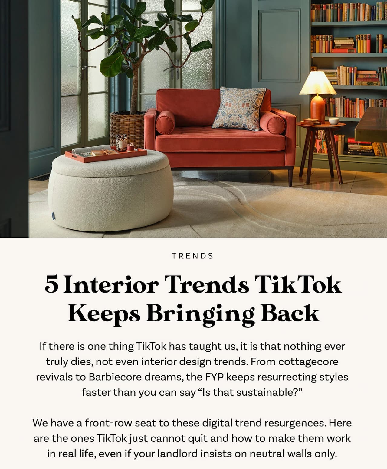The Interior Trends TikTok Keeps Bringing Back
