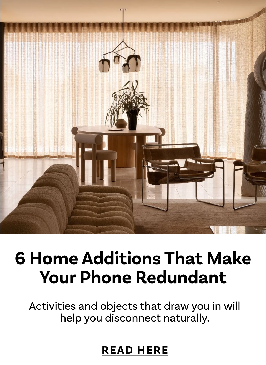6 Home Additions That Make Your Phone Redundant