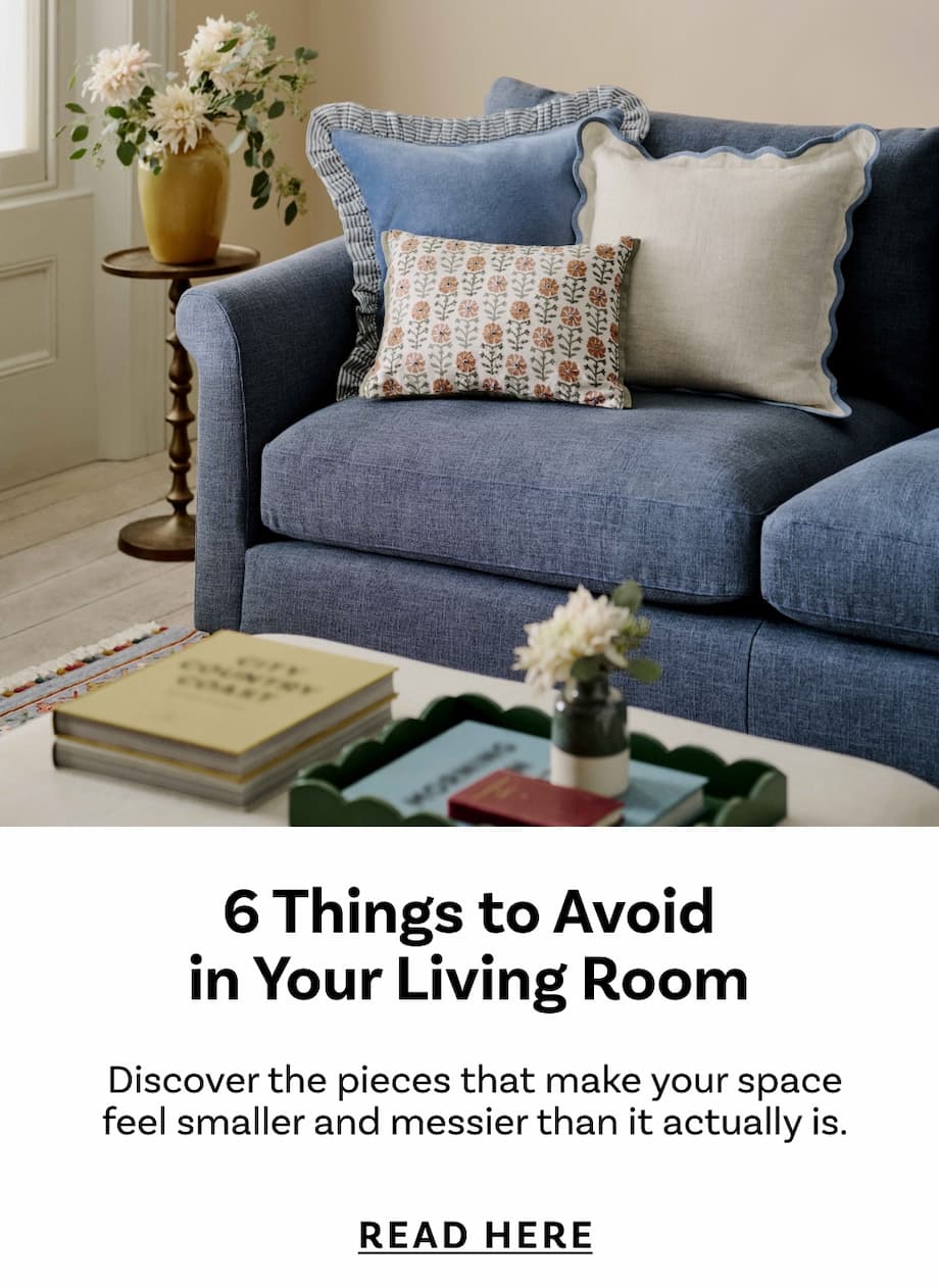 6 Things to Avoid in Your Living Room
