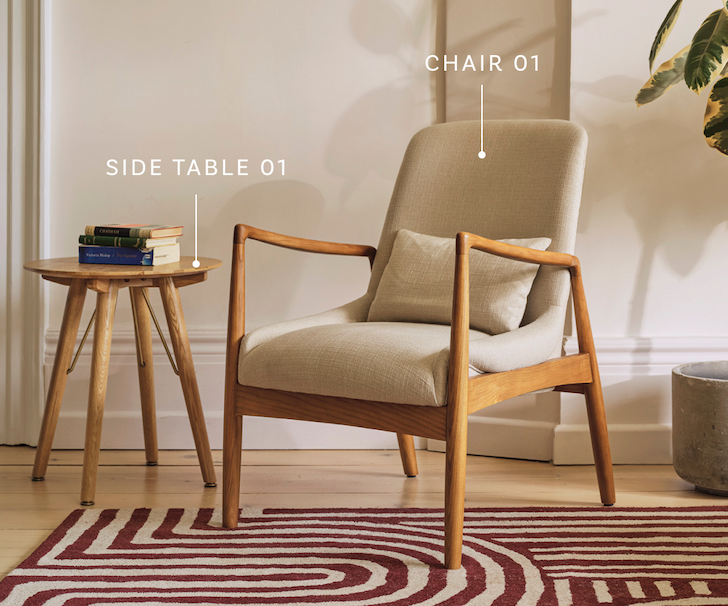 Side Table 01 and Chair 01