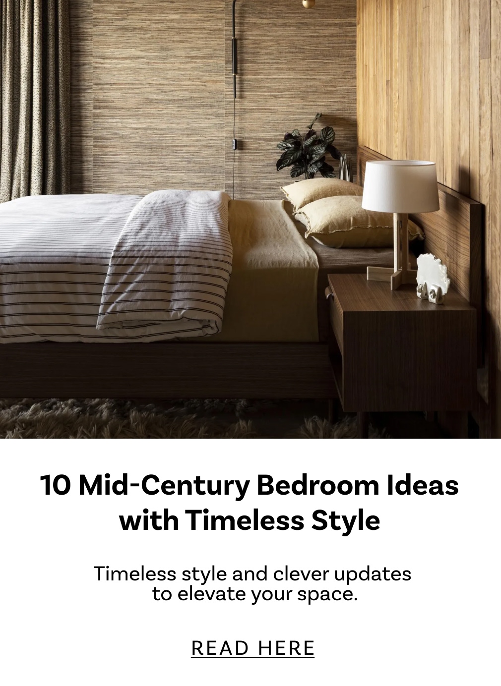 mid-century bedroom ideas timeless style
