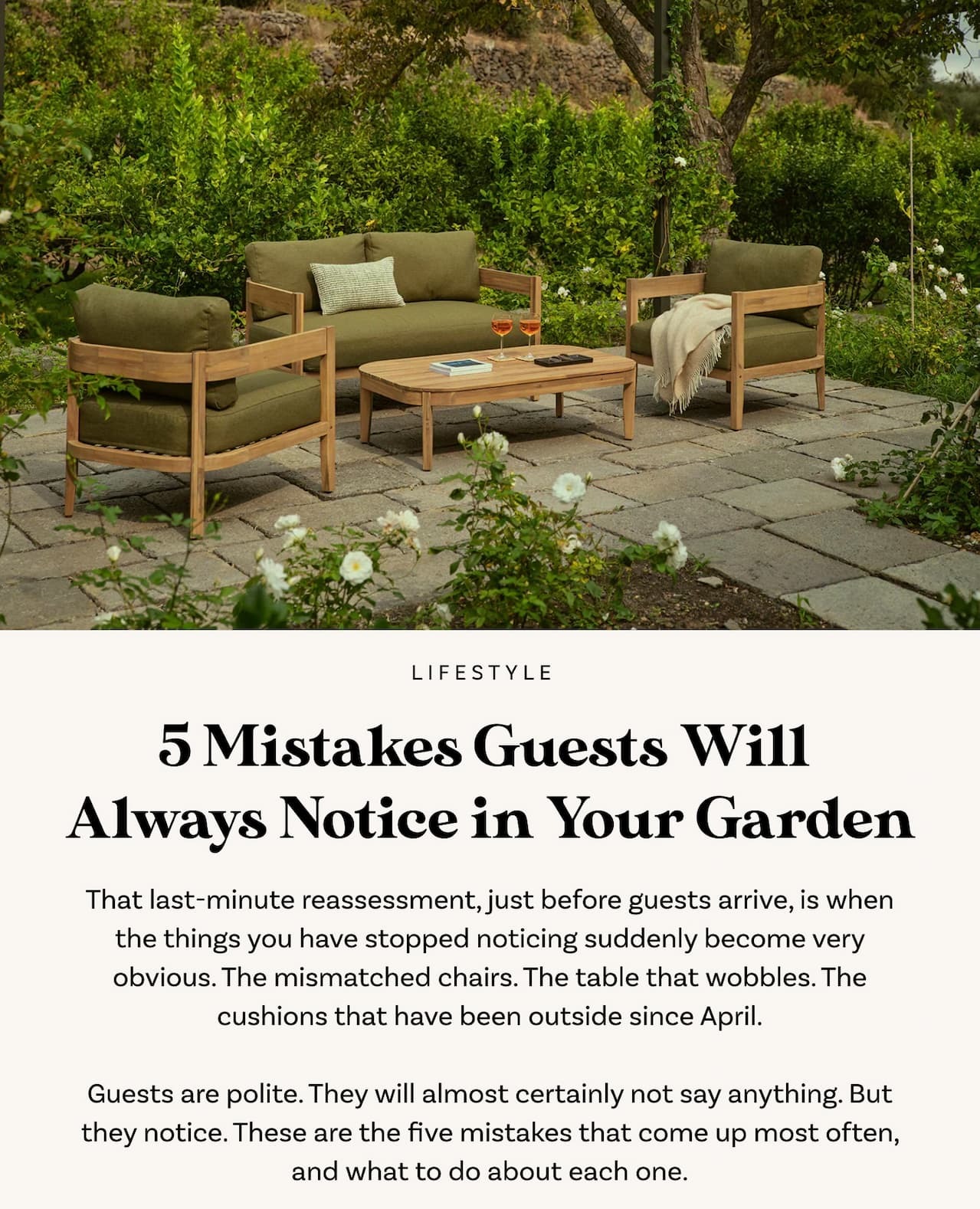 Garden Mistakes