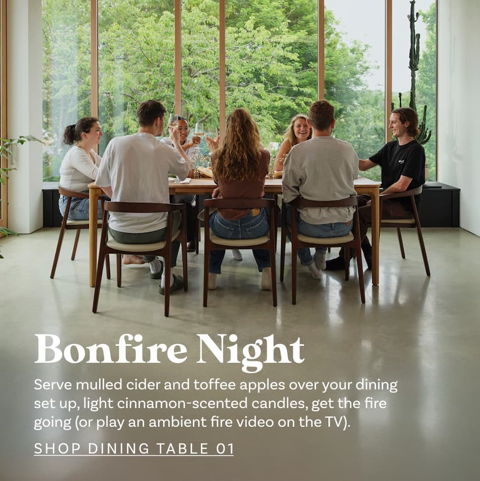 Bonfire Night Dining Table 01