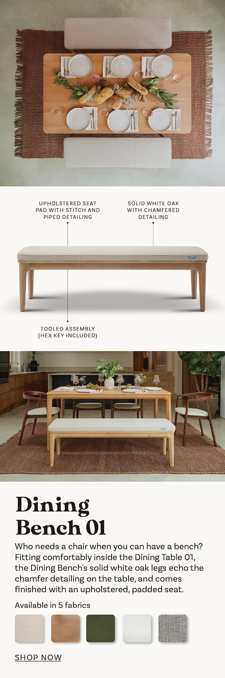 dining bench 01
