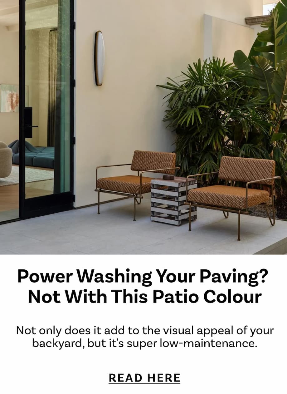 Power Washing Your Paving?  Not With This Patio Colour