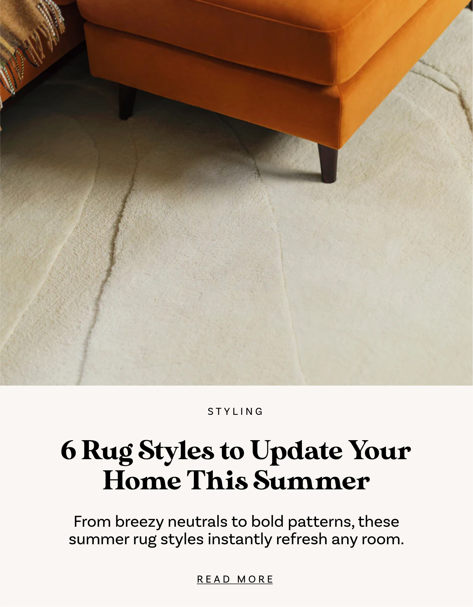 6 Rug Styles to Update Your Home This Summer