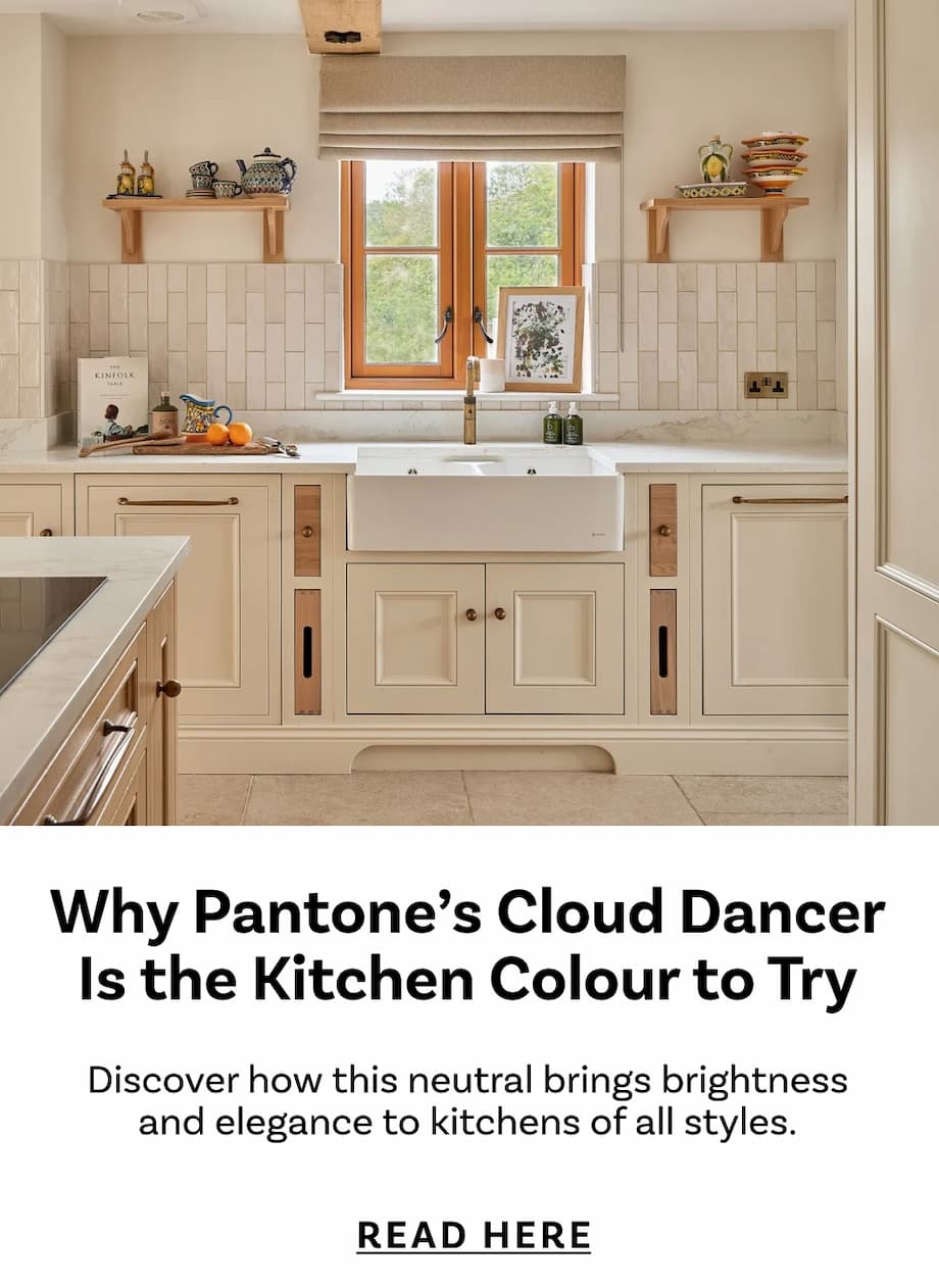 Why Pantone's Cloud Dancer Is the Kitchen Colour to Try