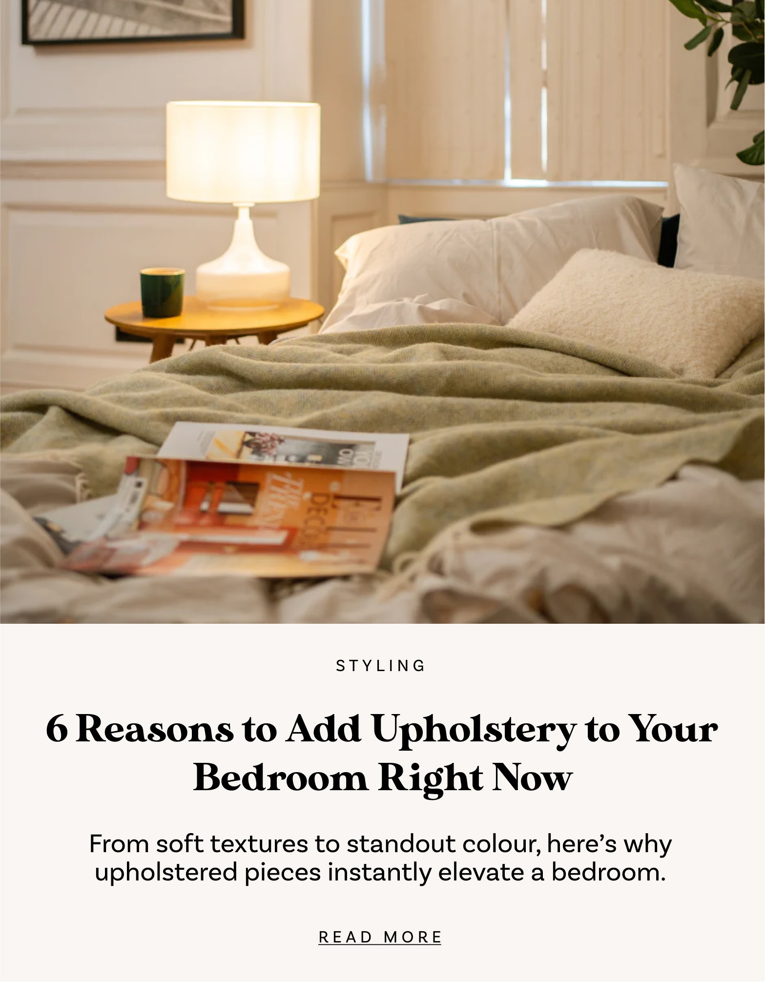 6 Reasons to Add Upholstery to Your Bedroom Right Now