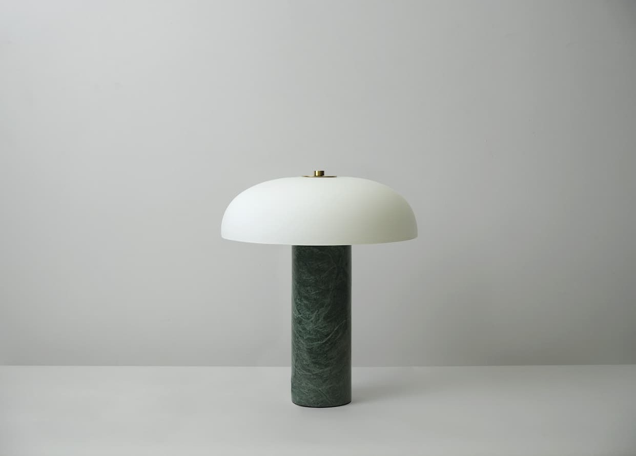 Table Lamp 04 Green Marble