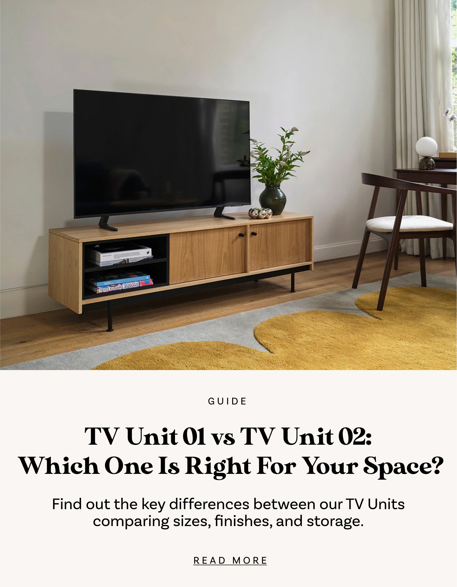 TV Unit 01 vs TV Unit 02: Which One Is Right For Your Space?