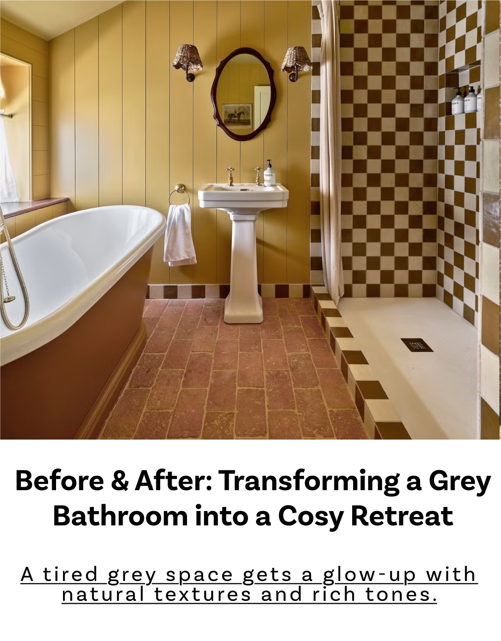 transforming old bathroom to new