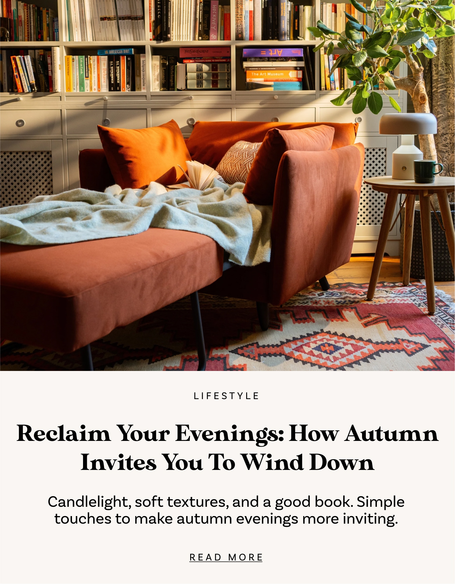 Reclaim Your Evenings: How Autumn Invites You To Wind Down