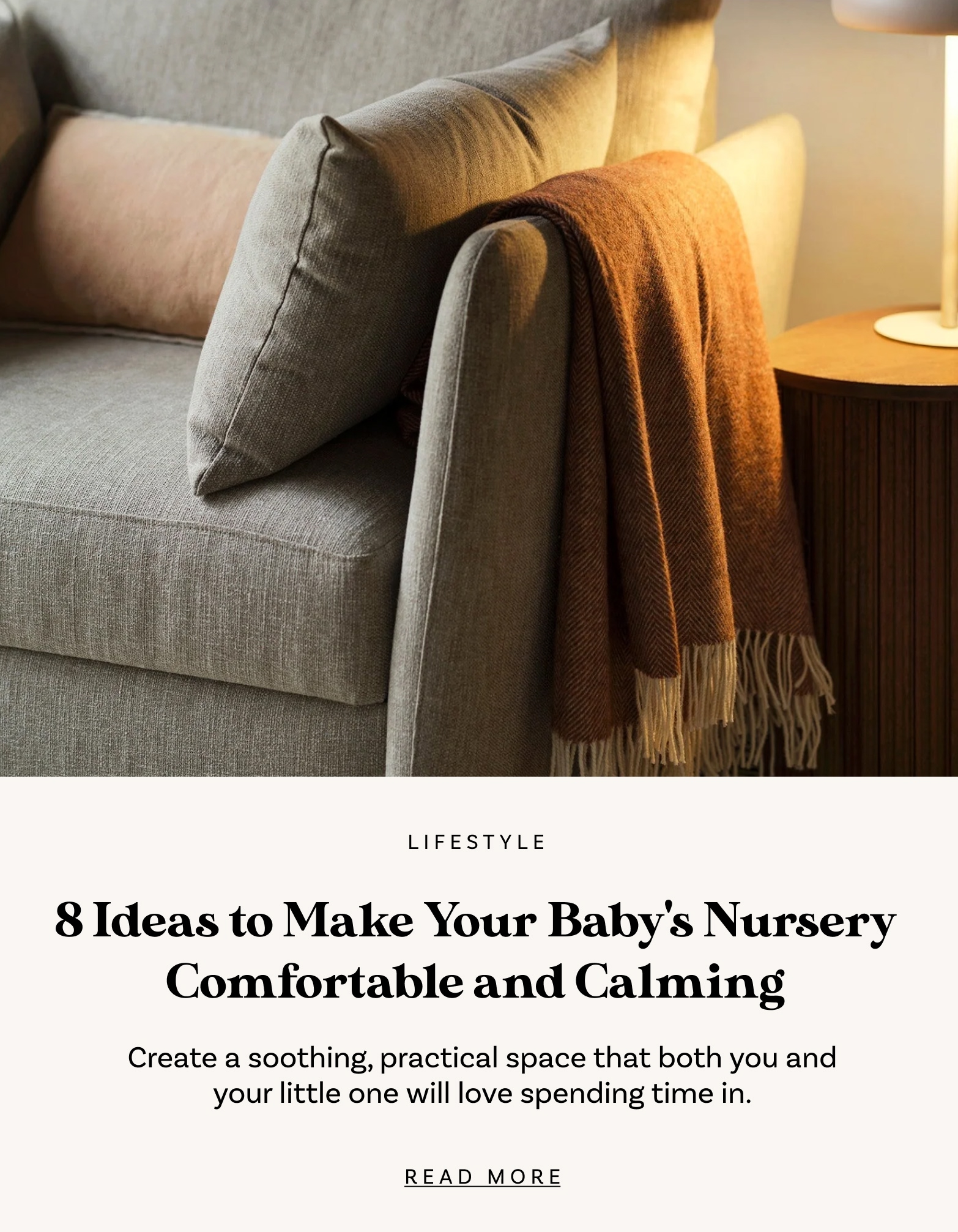 8 Ideas to Make Your Baby's Nursery Comfortable and Calming