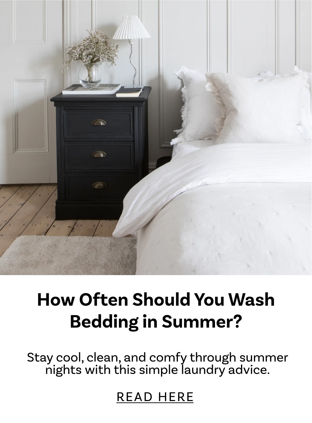 how often should you wash bedding in summer