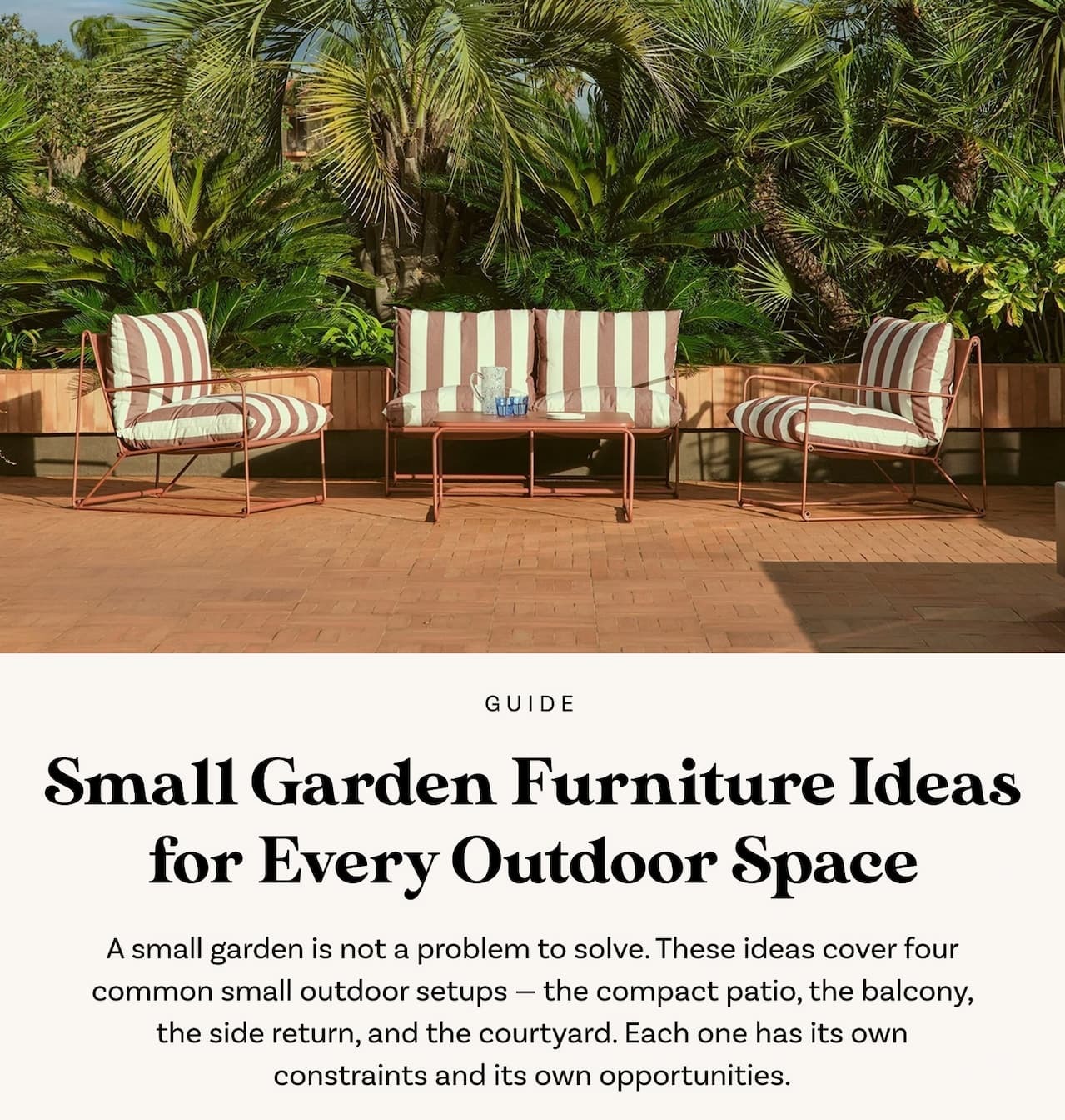 Small Garden Furniture