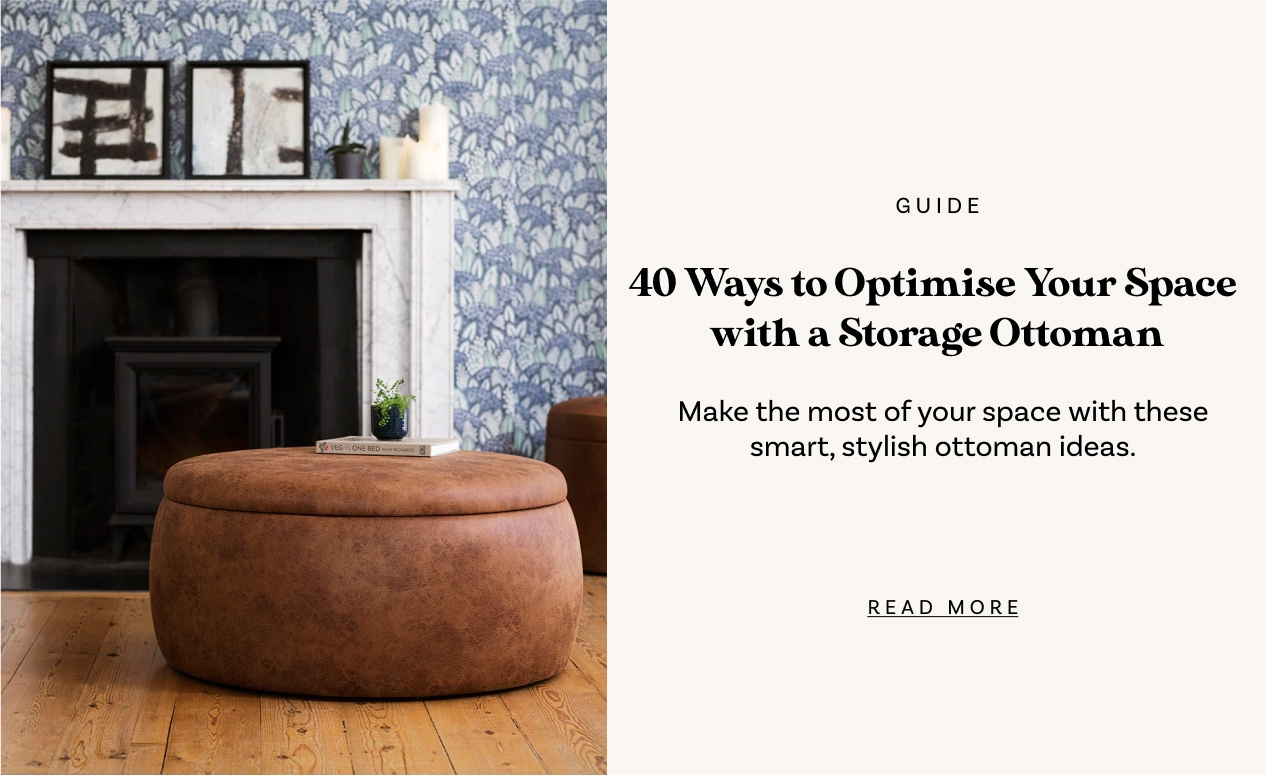 40 Ways to Optimise Your Space with a Storage Ottoman