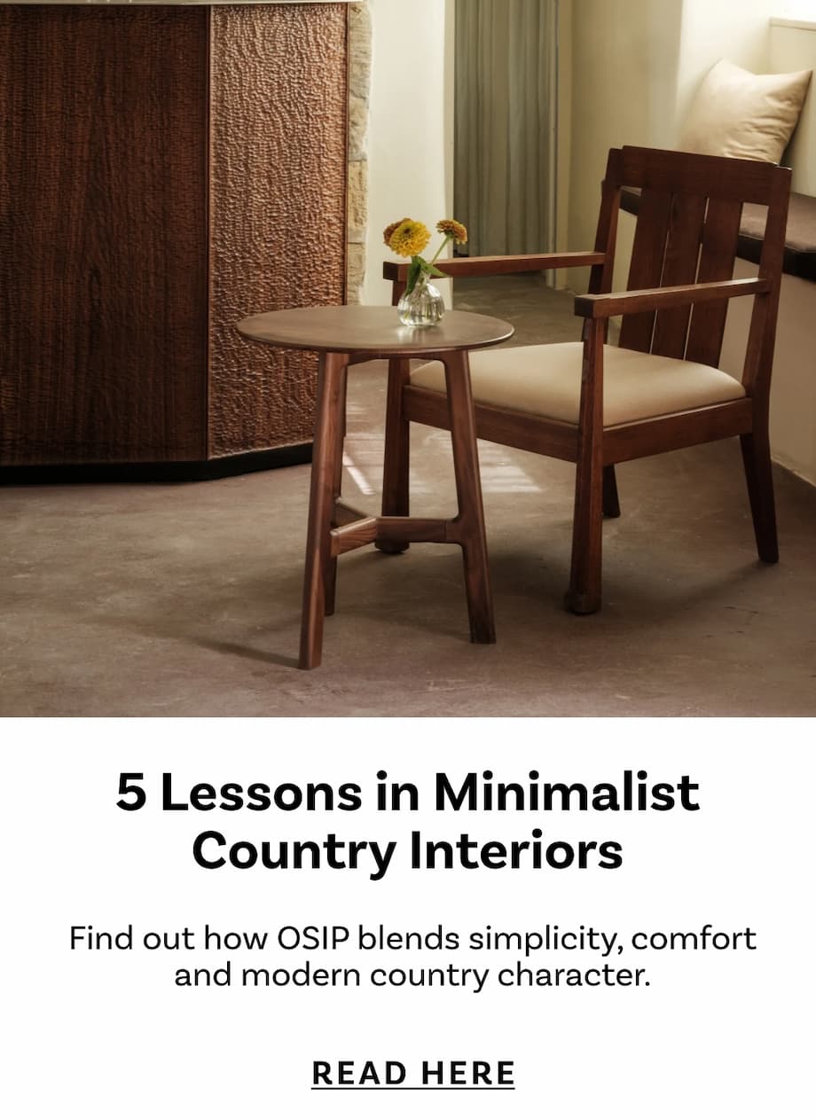 5 Lessons in Minimalist Country Interiors