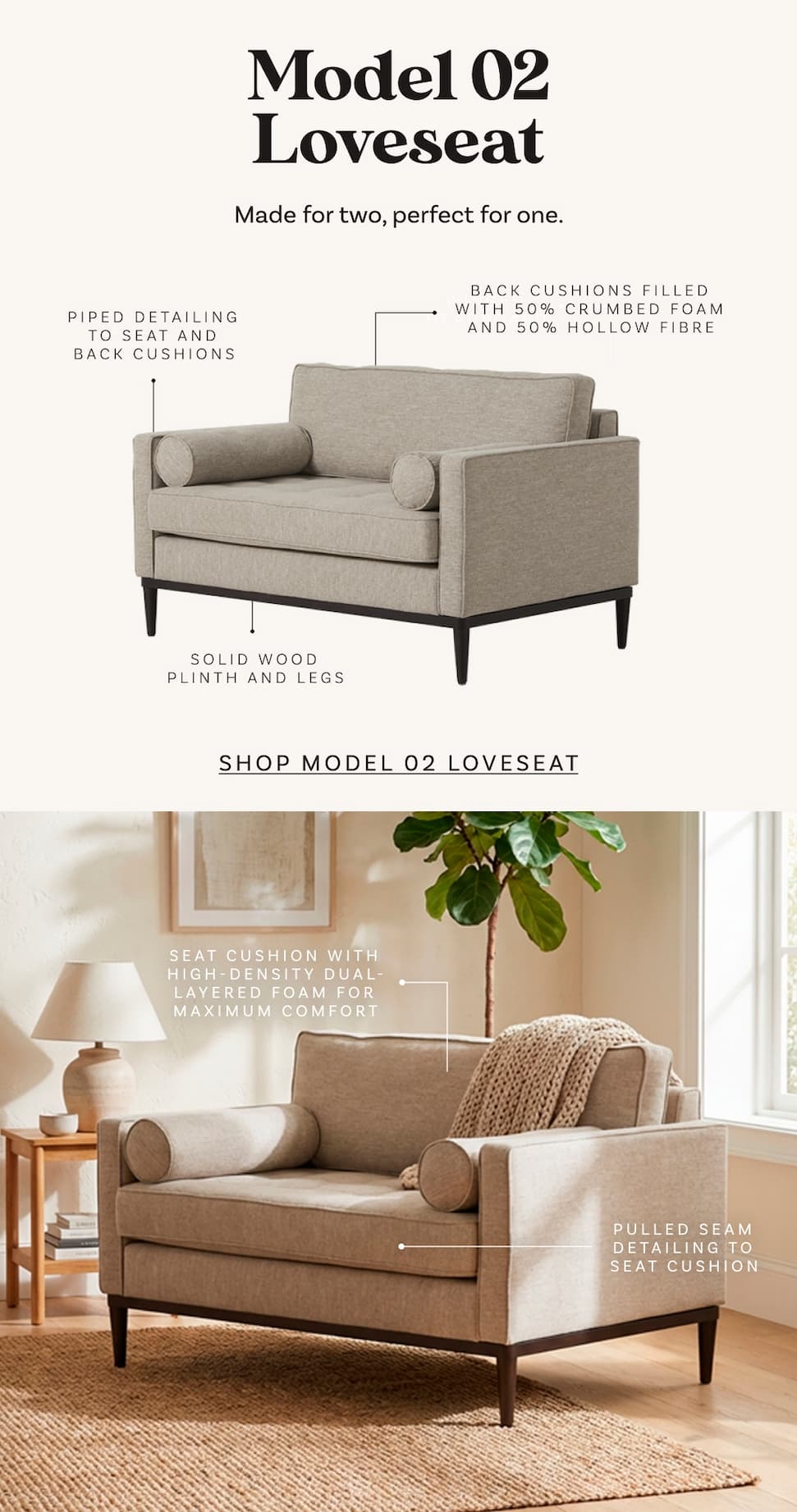 Model 02 Loveseat