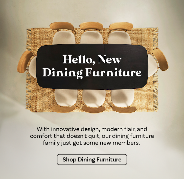 Hello, New Dining Furniture