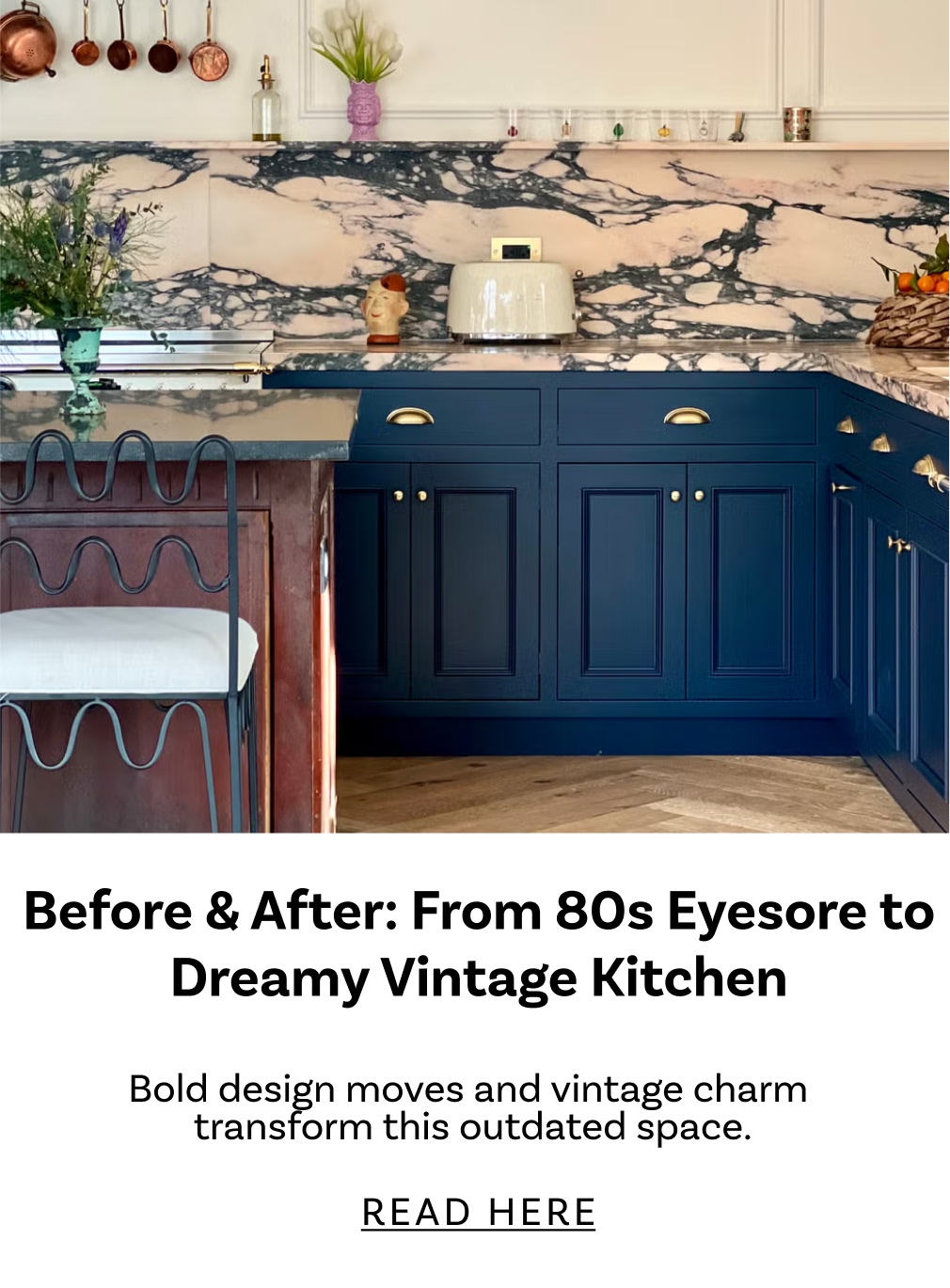 before after dreamy vintage kitchen makeover