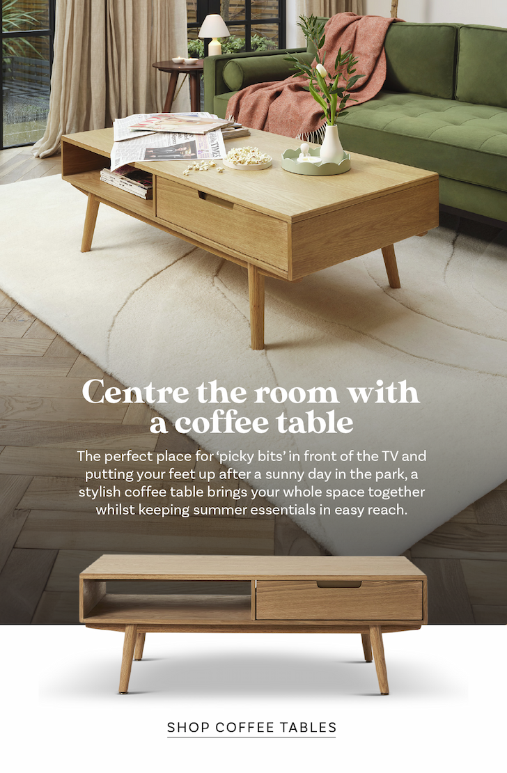 centre the room with a coffee table